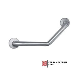 GENERICO - BARRA DE SEGURIDAD ACERO INOX en L 46 cm x 25 mm