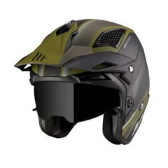 MT HELMETS - CASCO MTDISTRICT SV POST VERDE MATE M