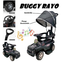 IMPORTADO MC - Buggie Rayo Guiador Musical 3 en 1 con Luces Desmontable-NG