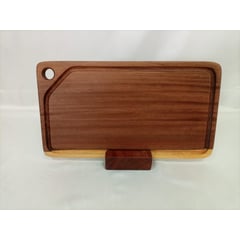 KMU WOOD - Tabla Para Picar Rectangular De Madera