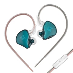 KZ - EDCX AUDIFONOS IN EAR MONITOR CYAN CON MICRO