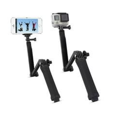 SHOOT - Selfie Stick Monopod con adaptador Celular y cámara de acción Gopro