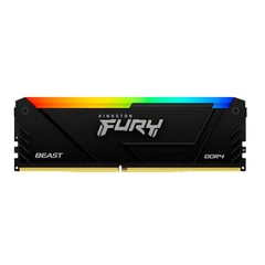 Memoria Fury Beast RGB BLACK, 16GB DDR4 3200 MHz, CL16