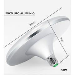 DILUZ - FOCO UFO LED 50W Marca Modelo Platillo Luz Blanca