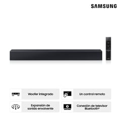 SAMSUNG - Soundbar 2.0 CH HW-C400/PE 40 W Negro