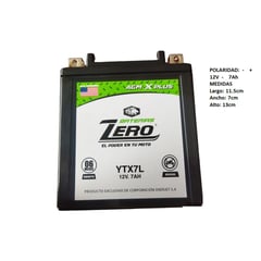 GENERICO - BATERIA MOTO YTX7L ZERO