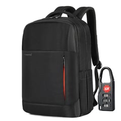 TIGERNU - Mochila Hombre 3906 Antirrobo Viaje Laptop Negro