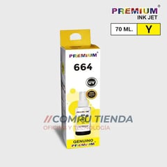 PREMIUM INK JET - TINTA EPSON T664 BK /MA/CY/YE L200 PARA SISTEMA CONTINUO - Yellow