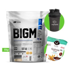 UNIVERSAL NUTRITION - BIGM 5KG PROTEÍNA PARA GANAR MASA MUSCULAR VAINILLA UN + REGALO