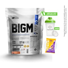 UN - BIGM 5KG PROTEÍNA PARA GANAR MASA MUSCULAR CHOCOLATE+ REGALO