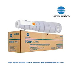 KONICA MINOLTA - Toner TN-414 A202050 Negro Para Bizhub 363, 423