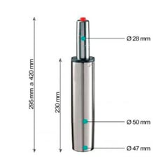 GENERICO - PISTON NEUMATICO UNIVERSAL A GAS