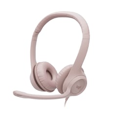 LOGITECH - Audifono con Microfono H390 USB Rosado