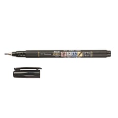 TOMBOW - Marcador fudenosuke punta blanda negro