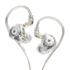 KZ - Auriculares Edx Pro Dual Magnetic HiFi con Mic - Transparente