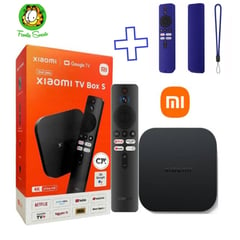 Mi Tv Box S 2nd Con Google Tv 4k Chromecast Funda Plomo