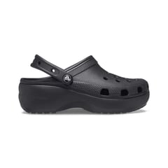 CROCS - Zuecos Classic Platform Clog Black Mujer