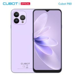 CUBOT - Celular P80 8GB 256G tarjeta SIM dual 5200mAh Android 13-Púrpura-