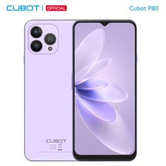 CUBOT - Celular Cubot P80 8GB 256G tarjeta SIM dual 5200mAh Android 13-Púrpura-