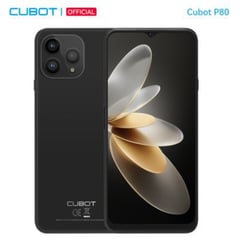 CUBOT - Celular P80 8GB 256G tarjeta SIM dual 5200mAh Android 13-Negro-