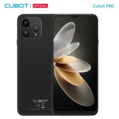 CUBOT - Celular Cubot P80 8GB 256G tarjeta SIM dual 5200mAh Android 13-Negro-