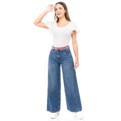 SQUEEZE - Pantalon Moda Denim Mujer Eliani