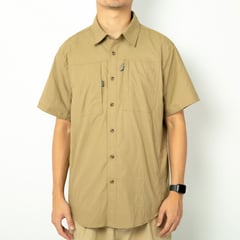 GREEN HANSHENG - Camisa de Campo Manga Corta Hombre GreenHansheng 482M4206 Trigo.