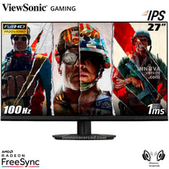 VIEWSONIC - Monitor Gaming VX2716 27 FullHD IPS 100HZ 1MS FreeSync