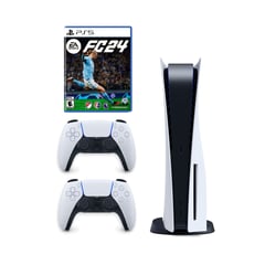 SONY - Consola PS5 Lector de Discos + Mando Dualsense Ps5 + EA Sports FC 24