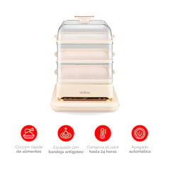 VIVIBOX - Vaporera Eléctrica Cocina Saludable Y Deliciosa