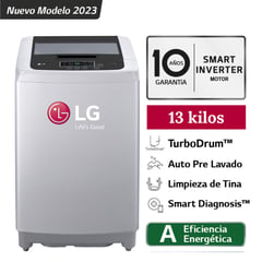 LG - Lavadora 13kg Smart Motion Inverter Carga Superior WT13DPBK