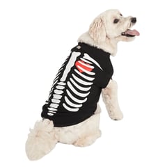 LA PLAQUITA - Polo Esqueleto Halloween para perros Disfraz TALLA S