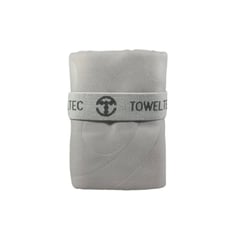 TOWELTEC - Toalla Microfibra Medium Plata 80 CM x 130 CM