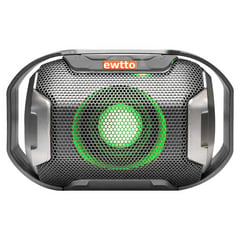 EWTTO - Parlante Bluetooth 1675 X-Bass FM USB SD Recargable - Gris