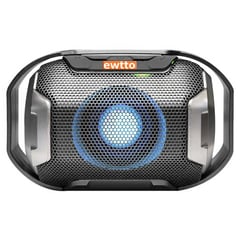 EWTTO - Parlante Bluetooth 1675 X-Bass FM USB SD Recargable - Negro