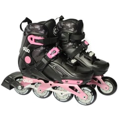 OLLIE - Patines Lineales Niños Regulable 32-35 Rosa