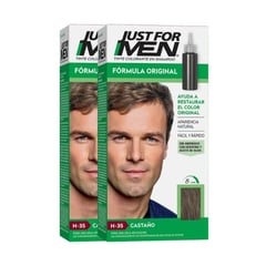 JFM - Tinte para Cabello Just for men Castaño x2 Und