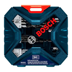 BOSCH - Set de Brocas y Puntas X-LINE 34 Pcs