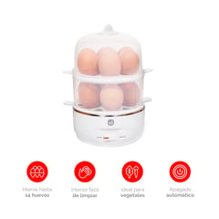 VIVIBOX - Hervidor Doble De Huevos Cocina Práctica