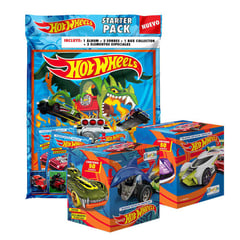 EDITORIAL BERLIN - Hot Wheels, 1 Starter Pack + 2 Cajitas (100 sobres)