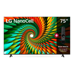 LG - TV 75" NANOCELL 4K UHD THINQ AI SMART 75NANO77SRA (2023)