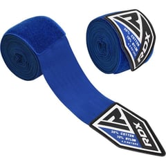 RDX - Par de Vendas Elasticas Azules para Boxeo 4.5 Metros