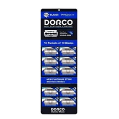 DORCO - Hoja De Afeitar Cuchilla Navaja de afeitar - 100 Cuchillas