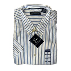 GENERICO - Camisa Manga Larga Hombre Color Blanco Rayas