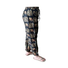 INDIAN - PANTALON DE FIBRA DE RAYON INDIA PARA MEDITACION Y YOGA