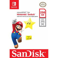 SANDISK - Memoria Micro SD UHS- 256gb para Nintendo Switch