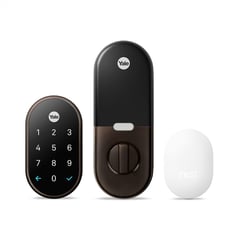 NEST - Cerrojo Inteligente x Yale con Connect - Negro