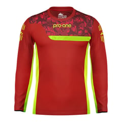 PRO-ONE - CAMISETA DE ARQUERO M-LARGA STREAM ROJO