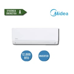 MIDEA - AIRE ACONDICIONADO INVERTER 12000 BTU DE CON 3 AÑOS DE GARANTIA