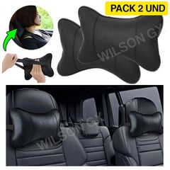 GENERICO - Kit 2 Almohadilla para asiento de Auto Cojín almohada carro